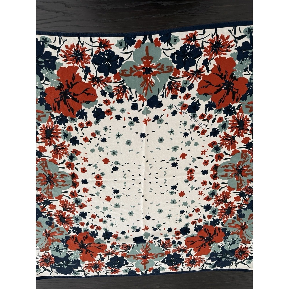Scarft‎ Floral 30" By 31 Square Multi Functional Lilli Dela Barca
